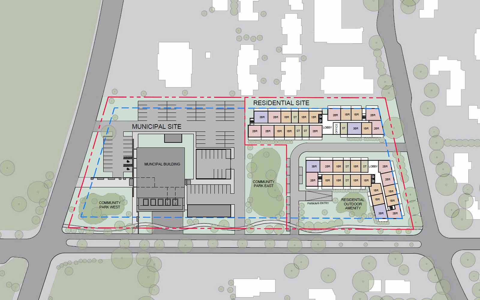 Municipal Complex and Housing Community - Kasian